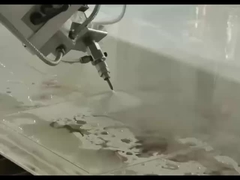 5 অক্ষ CNC ওয়াটারজেট কাটিং মেশিন, পাথর এবং ধাতুর জন্য 45 ডিগ্রি কাটিং করার জন্য ওয়াটার জেট কাটিং মেশিন