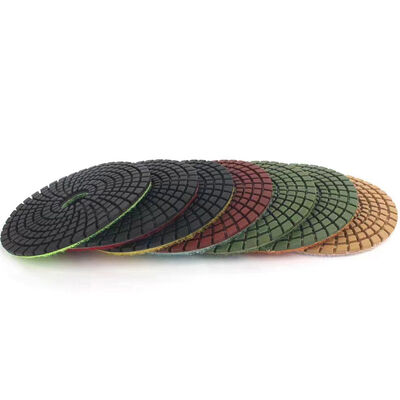 Marble Granite Diamond Resin Wet Polishing Pad For Air Grinder Stone Polisher