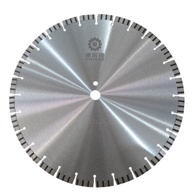 কংক্রিট অ্যাসফাল্ট ডায়মন্ড রিইনফোর্স কংক্রিট কাটিং ডিস্ক লেজার ওয়েল্ডিং সঙ্গে টার্বো সেগমেন্ট 15mm