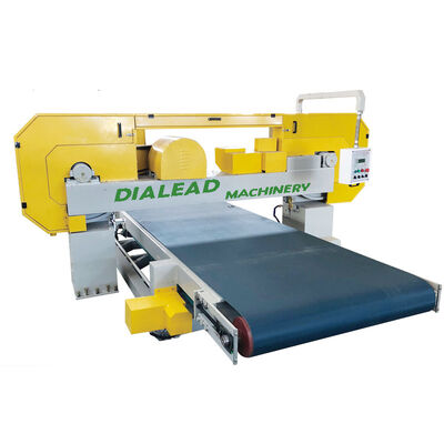 অনুভূমিক জোড়া কাটা মেশিন মার্বেল স্ল্যাব ব্লক বিভক্ত মেশিন পাথর ব্যান্ড দেখেছি মেশিন